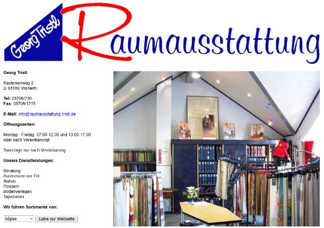 raumausstattung tristl desktop